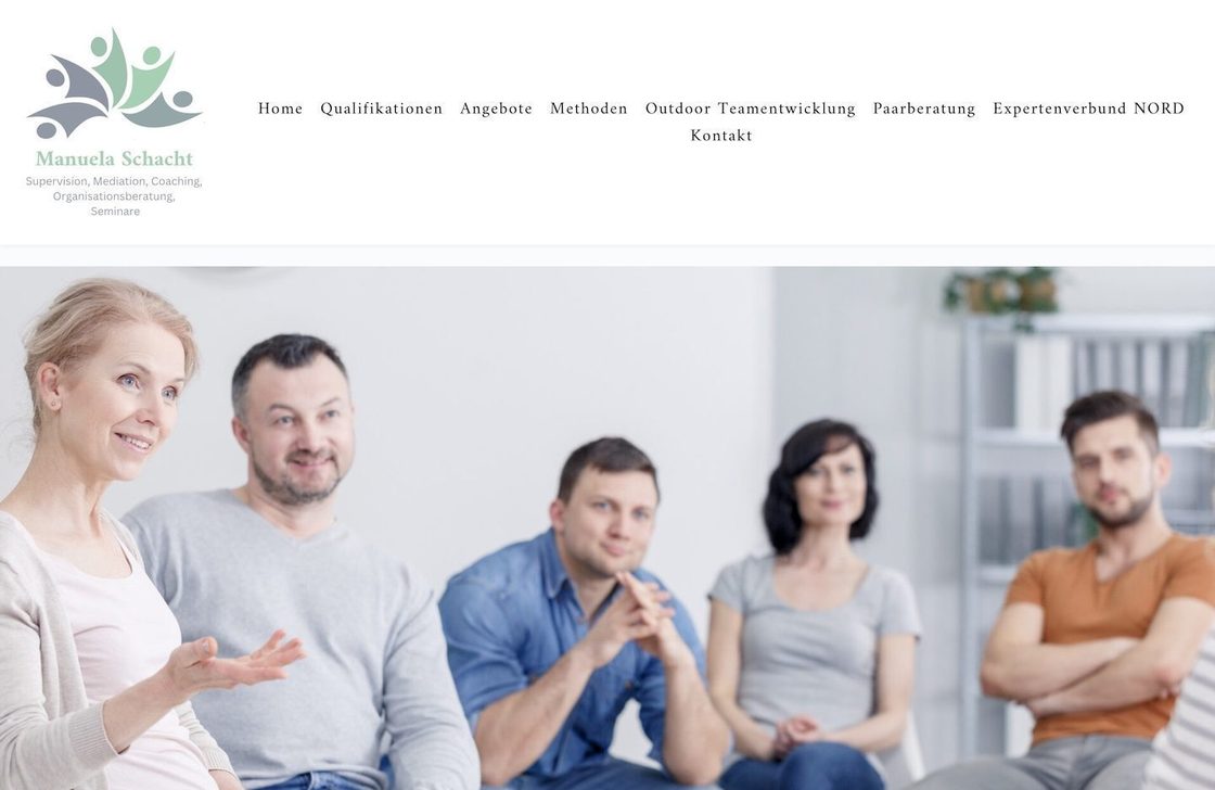Website f&uuml;r Manuela Schacht